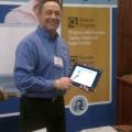 Jeff Roth at the Atomic Learning Booth PETE Conference